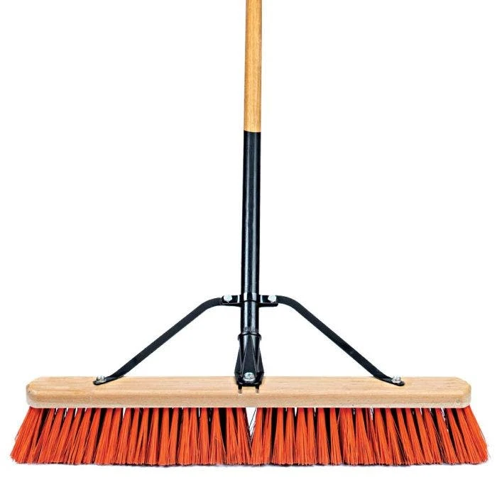 Leonard Dual-Bristle Push Broom, 24-Inch Wide Block - Image 2