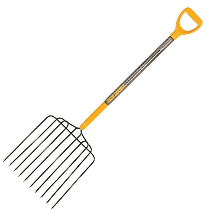 10-Tine Ames Ensilage Fork, 30-inch D-Grip Handle