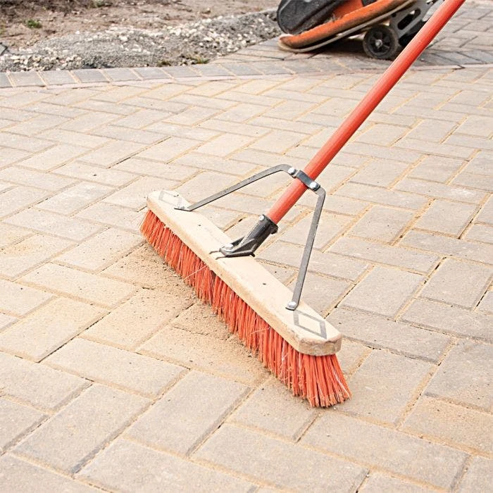 Leonard Fine-Bristle Push Broom, 24-Inch Wide Block With Steel Handle - Image 5