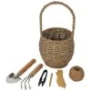 Coastal Home - Life Botanic Mini Garden Tools Basket 7pce