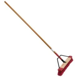 Harper Dual Bristle Broom Plastic Fibers 18in Wide