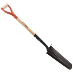 Leonard Drain Spade With 30-Inch Wood D-Grip Handle