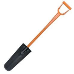 Leonard All-Steel Drain Spade With D-Grip Handle