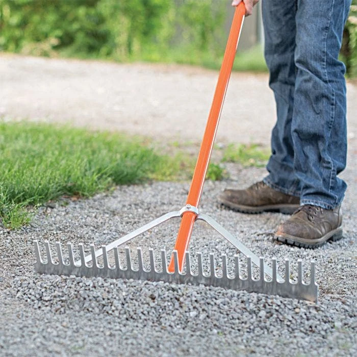 Leonard Aluminum Grading Rake 24in - Image 4