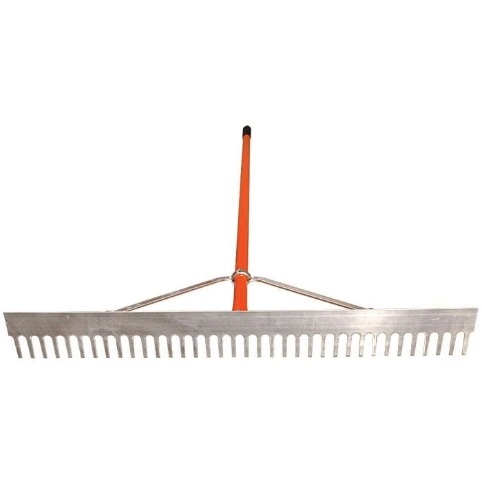 Leonard Aluminum Lawn Rake 36in Wide - Image 2