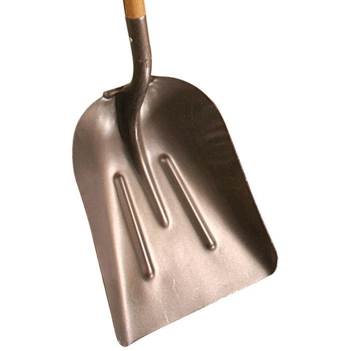 Leonard Steel Scoop Shovel With Size 10 Blade And D-Grip Handle - Image 2