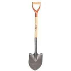 Leonard #0 Round Point Shovel With D-Grip Handle