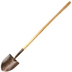 Leonard Forged Round Point Shovel With 48in Ash Handle