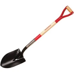Razor-Back® Round-Point Closed-Back Shovel With D-Grip Handle