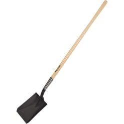 Leonard Square Point, Open-Back Shovel With Hardwood Handle
