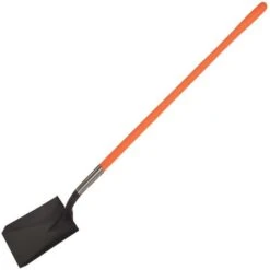 Leonard Square Point, Open-Back Shovel With Composite Handle