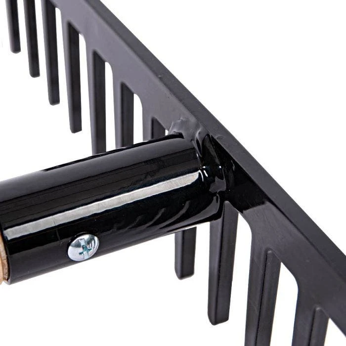 Leonard American-Made Steel Landscape Rake With American Ash Handle - Image 4